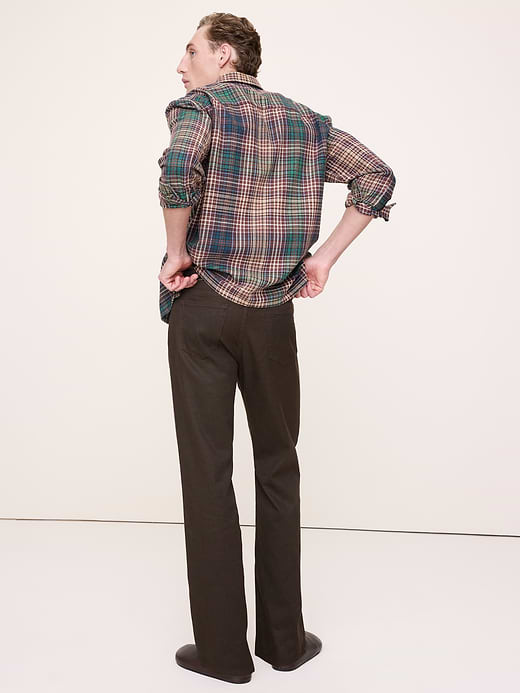 Banana Republic Straight Linen-Cotton Traveler Pant — photo 3