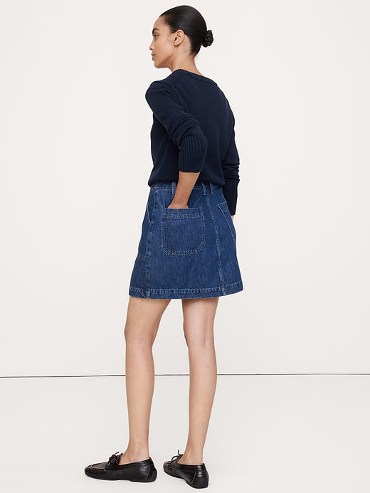 Banana Republic Denim Mini Skirt — photo 3