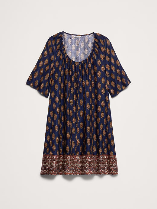 Banana Republic Viscose-Linen Scoop-Neck Mini Dress — photo 5