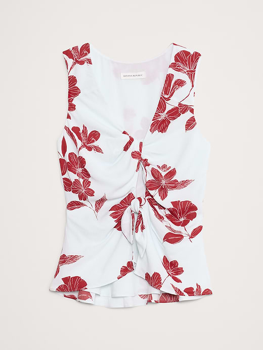 Banana Republic Georgette Tie-Front Top — photo 5