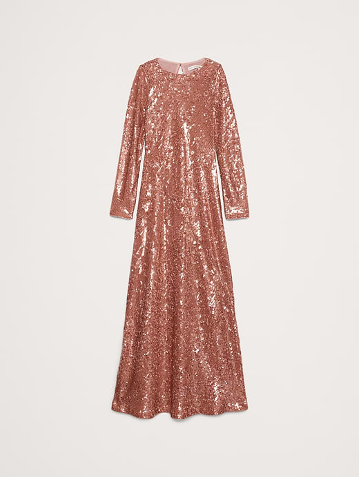 Banana Republic Bias-Cut Sequin Maxi Dress — photo 5