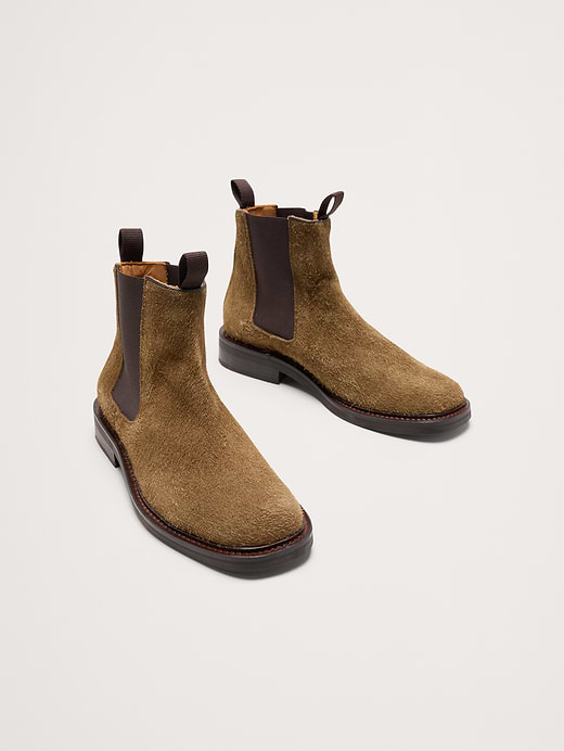 Banana Republic Leather Square-Toe Chelsea Boot — photo 4