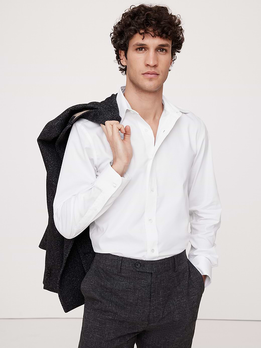 Banana Republic Slim-Fit Wrinkle-Resistant Dress Shirt — photo 1