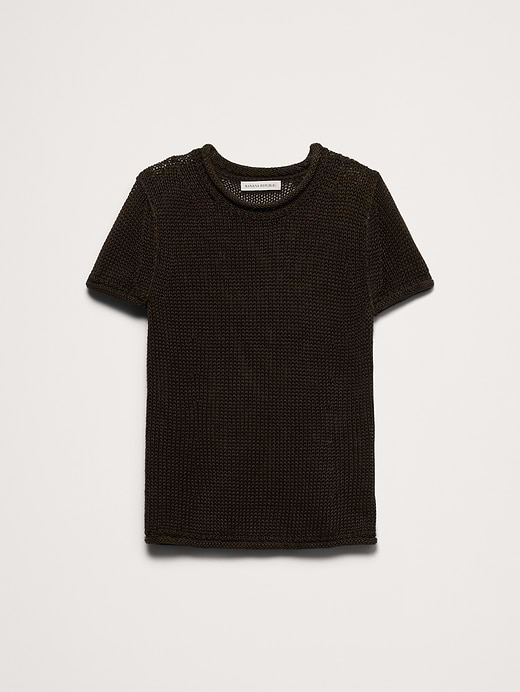 Banana Republic Heirloom Linen Sweater Tee — photo 5