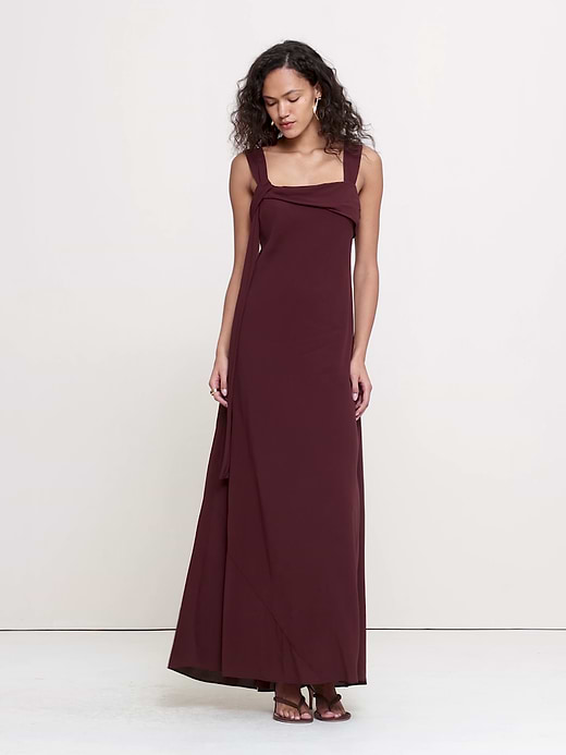 Banana Republic Drapey Georgette Bias-Cut Slip Dress — photo 5