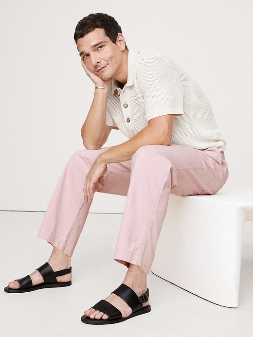 Banana Republic Loose Lightweight Cotton Pull-On Pant — photo 4
