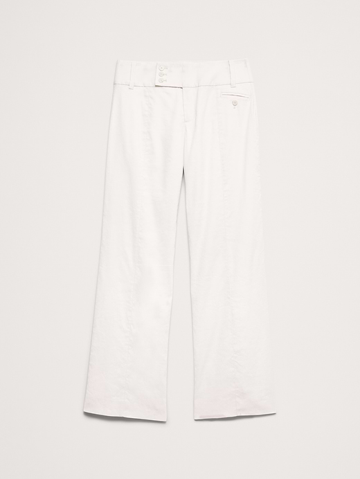 Banana Republic Low-Rise Wide-Leg Stretch Linen-Viscose Pant — photo 5