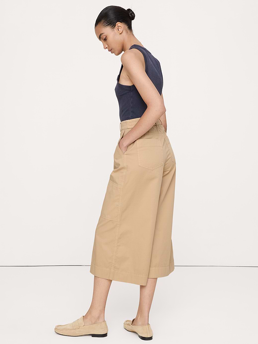 Banana Republic Cotton Twill Culotte — photo 3