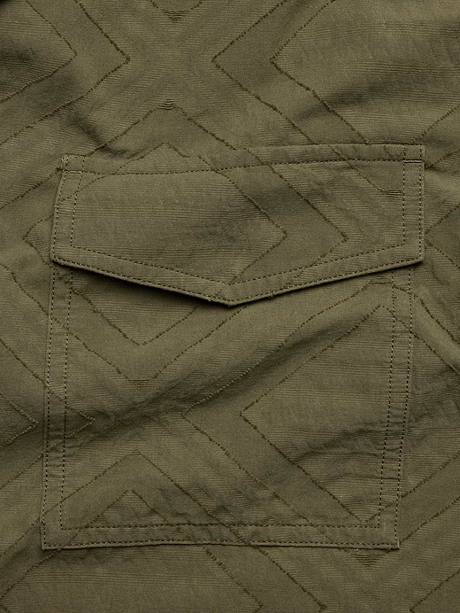 Banana Republic Relaxed-Fit Cotton Jacquard Resort Shirt — photo 6