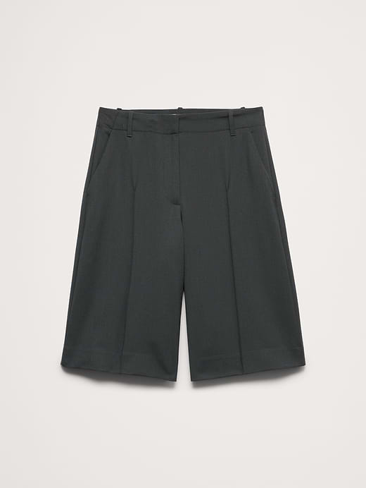 Banana Republic High-Rise Italian Wool Bermuda Short — photo 5