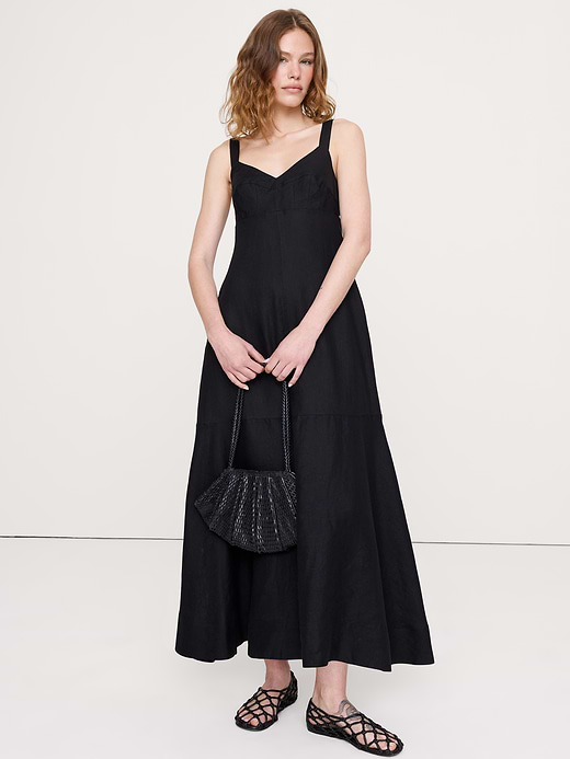 Banana Republic Linen Empire-Waist Maxi Dress — photo 1