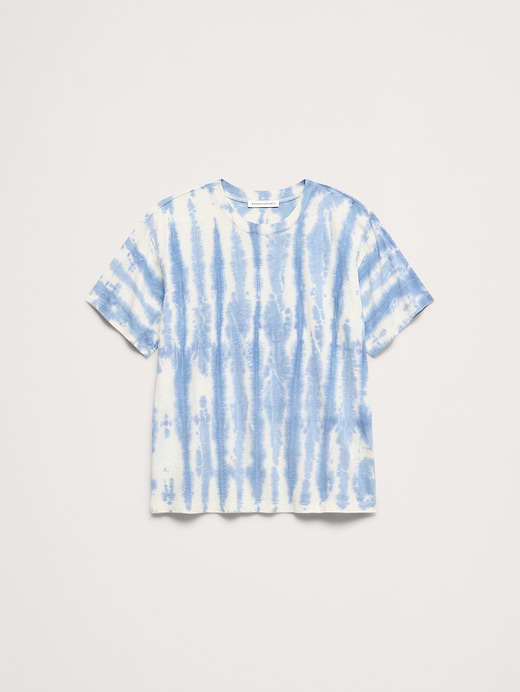 Banana Republic Cotton Slub Boyfriend Crew-Neck T-Shirt — photo 5