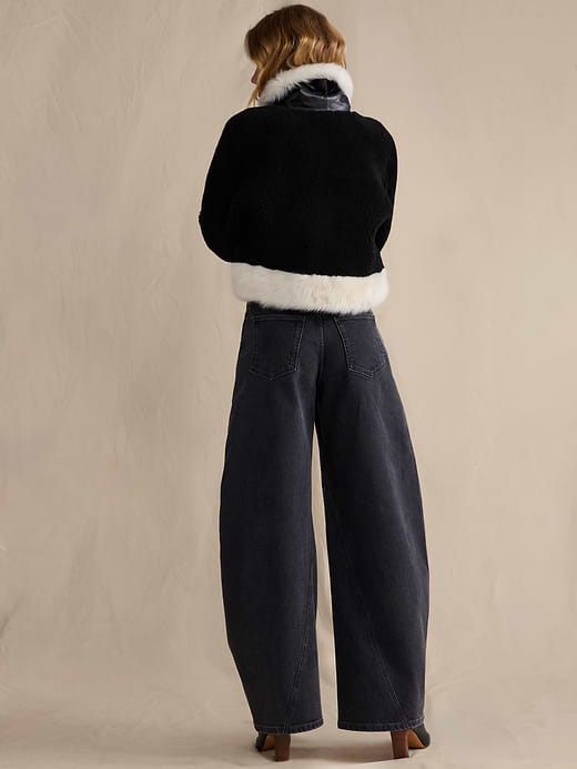 Banana Republic High-Rise Loose Barrel Jean — photo 3