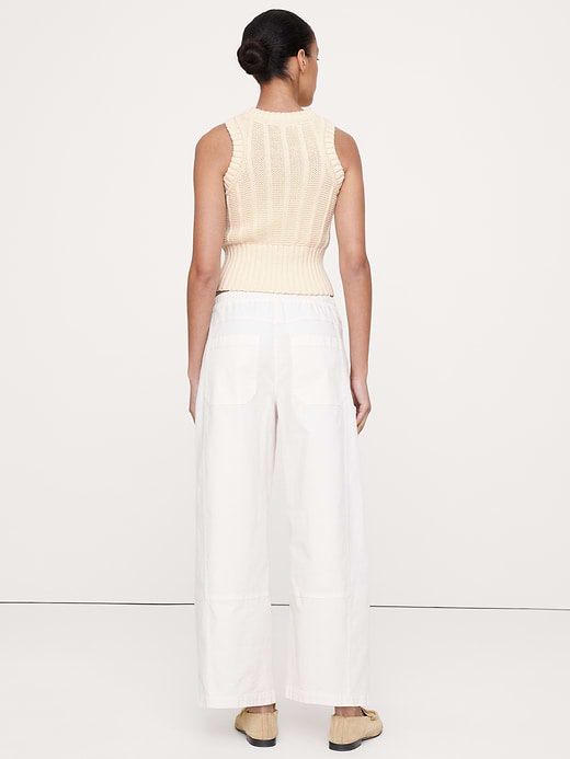 Banana Republic Chunky Cotton Sweater Tank — photo 3