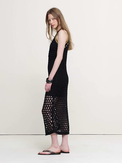 Banana Republic Cotton Crochet Maxi Dress — photo 5