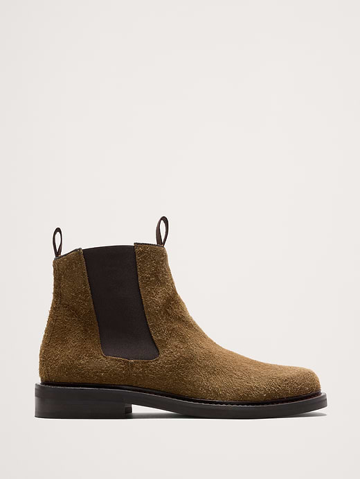 Banana Republic Leather Square-Toe Chelsea Boot — photo 1
