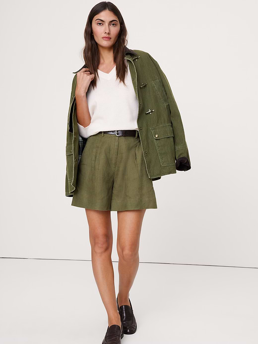 Banana Republic The Soho 4" Short in Linen — photo 1
