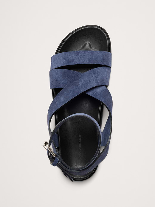 Banana Republic Italian Suede Ankle-Strap Sandal — photo 4