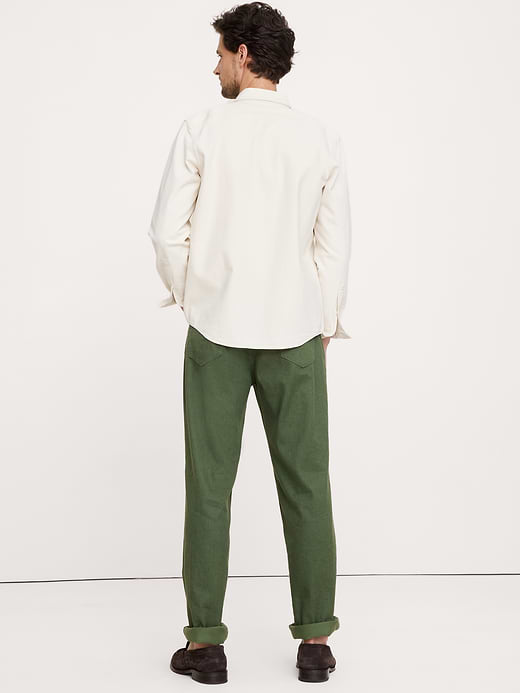 Banana Republic Straight Linen-Cotton Traveler Pant — photo 3