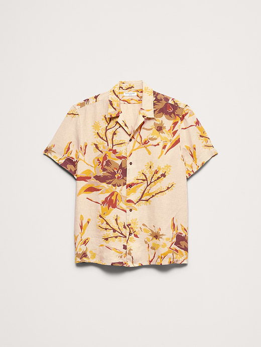 Banana Republic Standard-Fit Linen Resort Shirt — photo 5