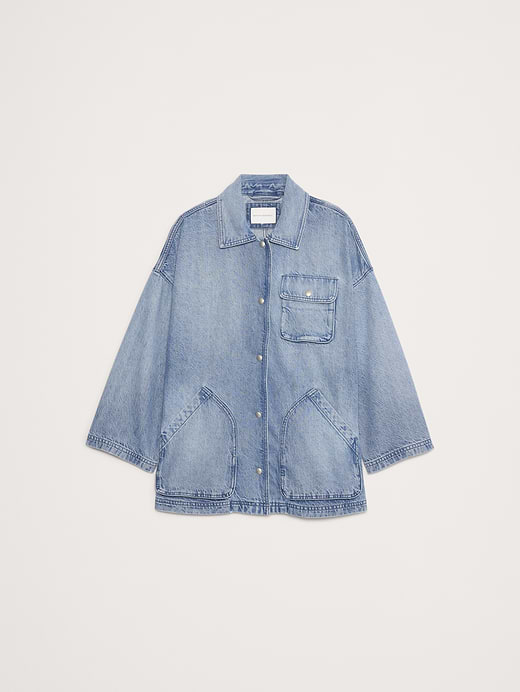 Banana Republic Washed Cotton Chore Jacket — photo 5