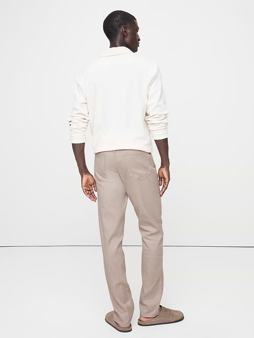 Banana Republic Slim Linen-Cotton Traveler Pant — photo 3