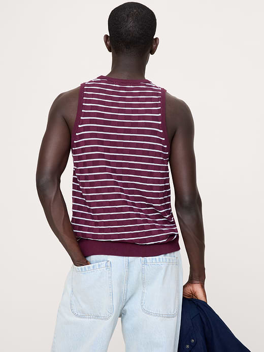 Banana Republic Cotton Stripe Tank — photo 3