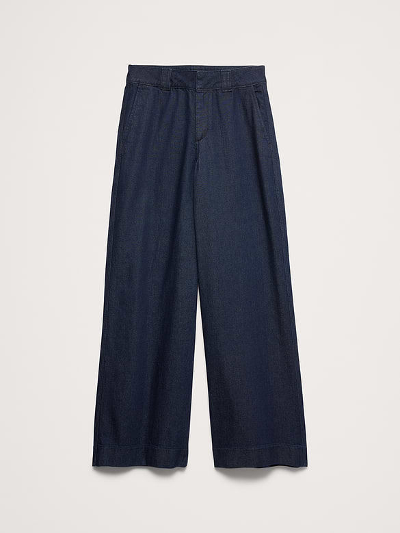 Banana Republic Mid-Rise Palazzo Jean — photo 6