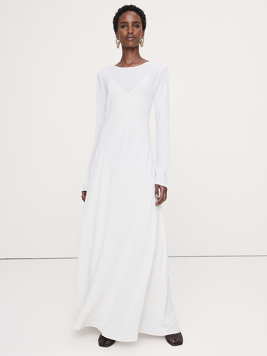 Banana Republic Bias-Cut Chiffon Maxi Dress — photo 1