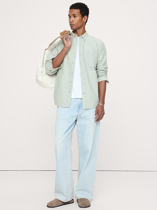 Banana Republic Standard-Fit Cotton Oxford Shirt — photo 1