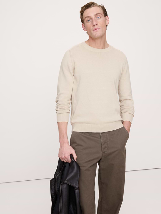 Banana Republic Cotton Crew-Neck Sweater — photo 1