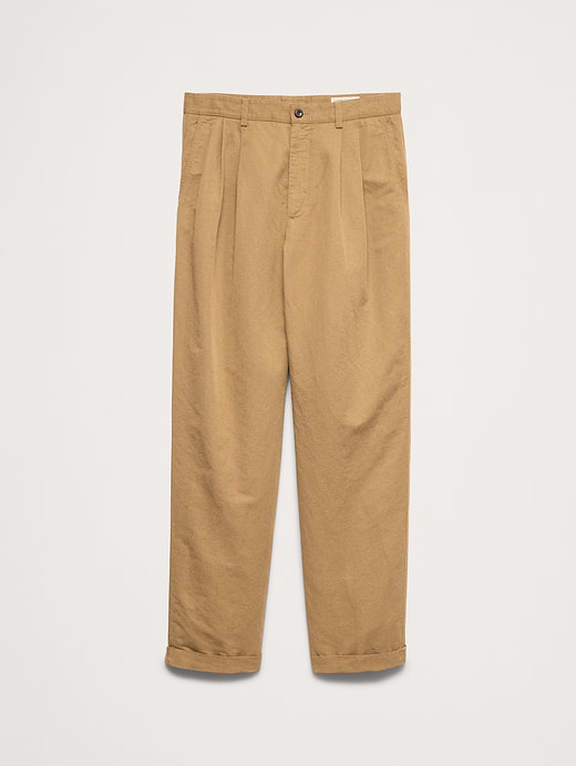 Banana Republic Archive Reissue Pleated Italian Linen-Cotton Pant — photo 5