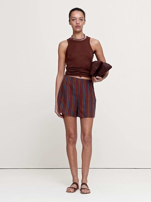 Banana Republic High-Rise 3" Linen Short — photo 6