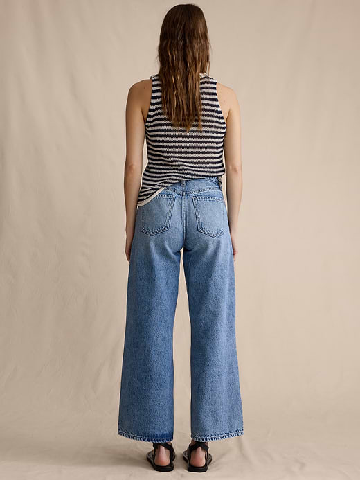 Banana Republic The Icon Classic Wide-Leg Crop Jean — photo 3