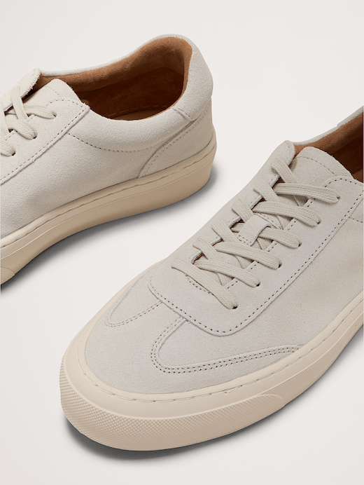 Banana Republic Suede Court Sneaker — photo 6