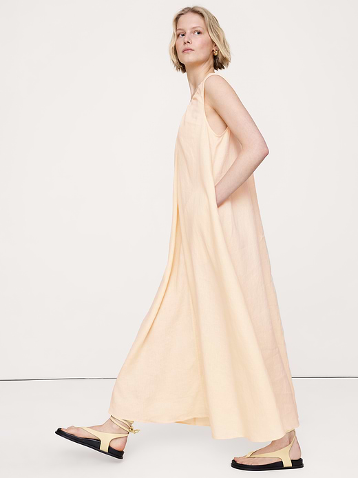 Banana Republic Linen Scoop-Neck Maxi Dress — photo 4
