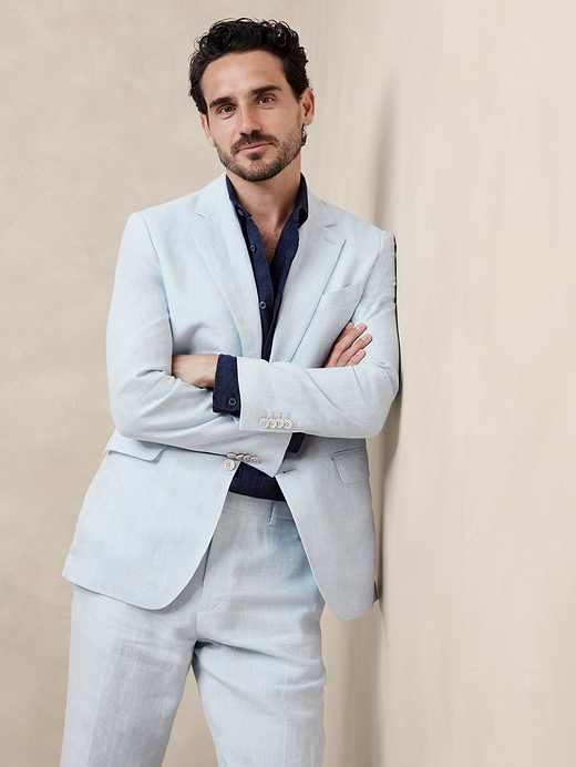 Banana Republic Corcoran European Linen Suit Jacket — photo 1