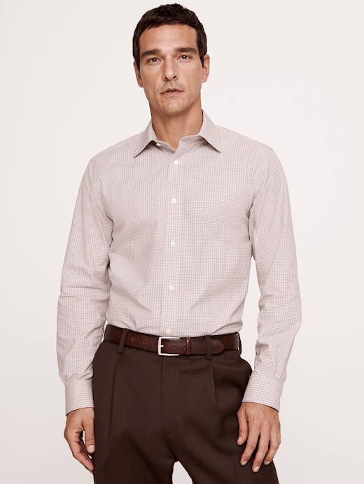 Banana Republic Standard-Fit Wrinkle-Resistant Dress Shirt — photo 1