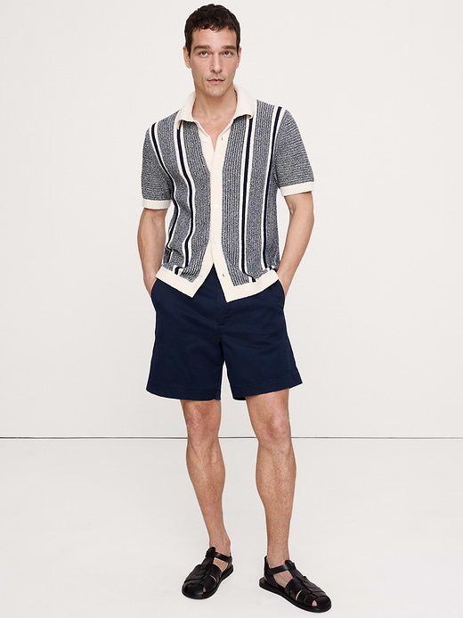 Banana Republic Textured Stripe Sweater Polo — photo 1