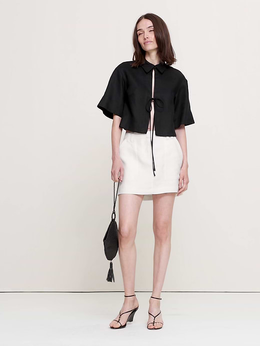 Banana Republic Linen Mini Skort — photo 6