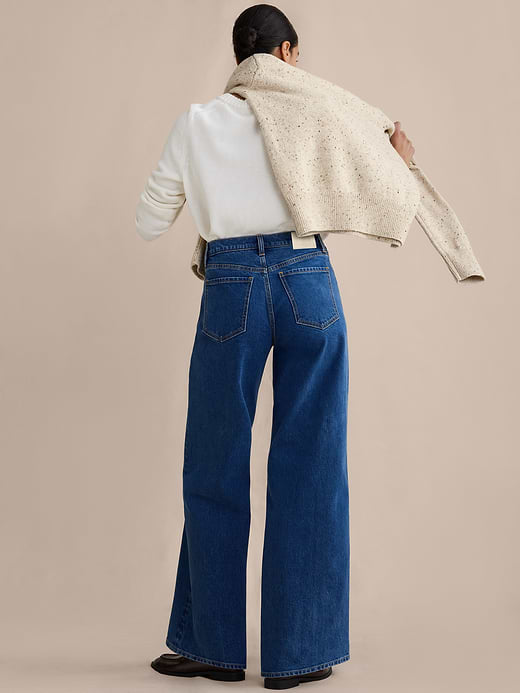 Banana Republic The Icon Classic Wide-Leg Jean — photo 3