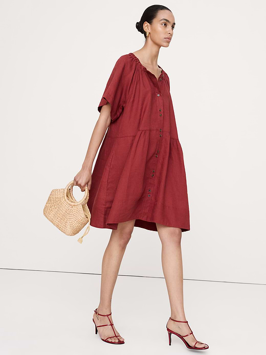 Banana Republic Button-Up Mini Dress — photo 5