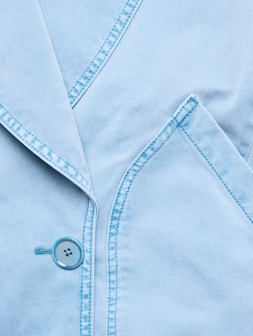 Banana Republic Cotton Twill Peacoat — photo 7