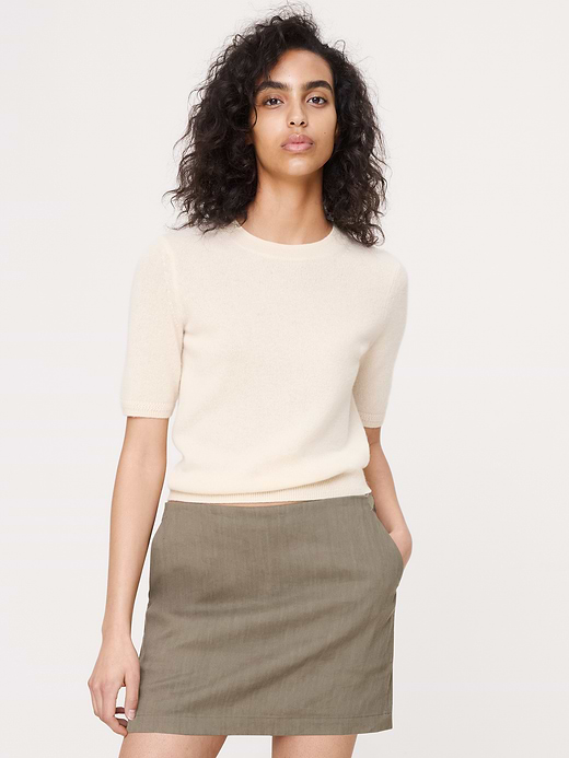 Banana Republic Linen-Viscose Micro Mini Skort — photo 1