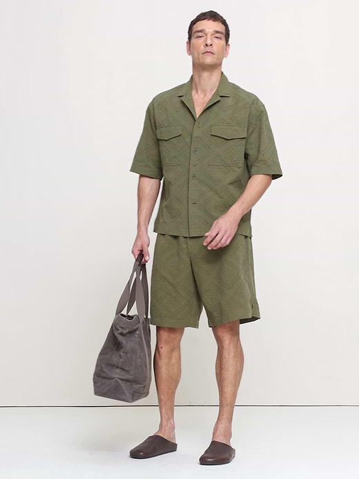 Banana Republic 11" Cotton Jacquard Pull-On Short — photo 6