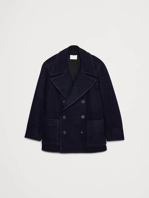Banana Republic Italian Melton Peacoat — photo 5