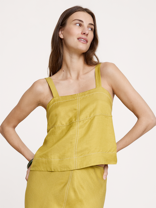 Banana Republic Viscose-Linen Tank — photo 1