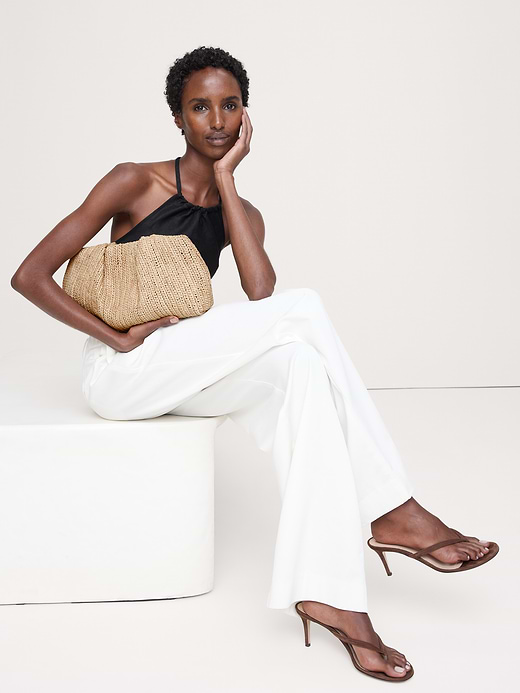 Banana Republic Raffia Clutch — photo 3