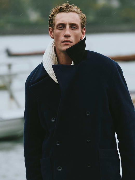 Banana Republic Italian Melton Peacoat — photo 8