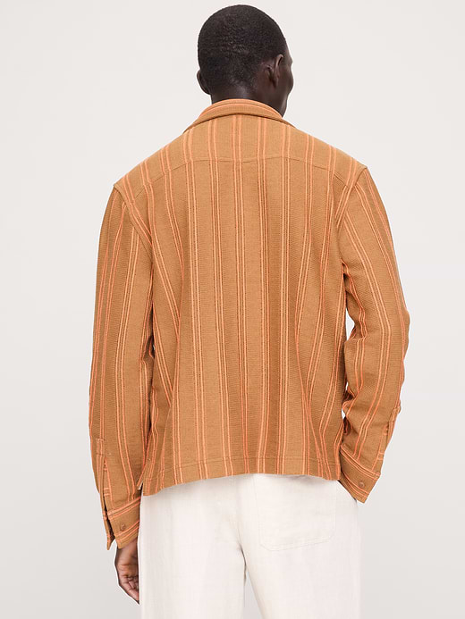 Banana Republic Striped Knit Resort Shirt — photo 3
